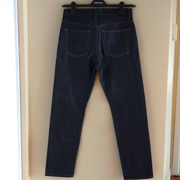 NWT Joseph Boyfriend Japanese Stretch Jeans High Rise Dark Wash - Picture 8 of 14